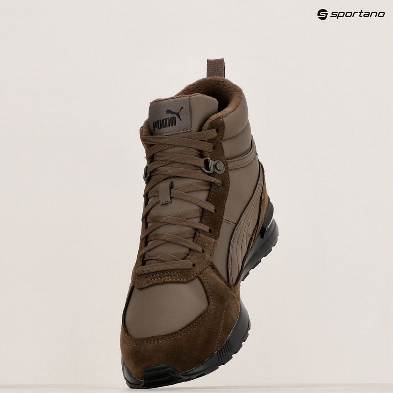 PUMA Graviton Mid csokoládé/puma fekete cipő 9