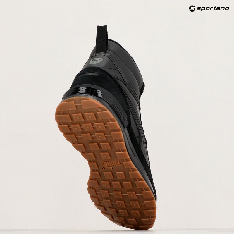 PUMA Graviton Mid puma fekete/árnyékszürke cipők 10