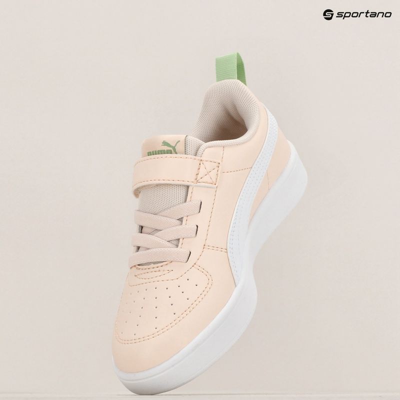 PUMA Rickie AC+ PS rosebay/puma fehér/tiszta zöld gyermekcipő 9
