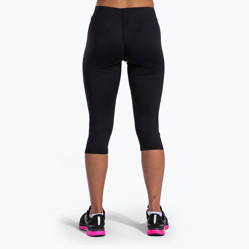 Női futó leggings Joma Olimpia 3/4 fekete 3
