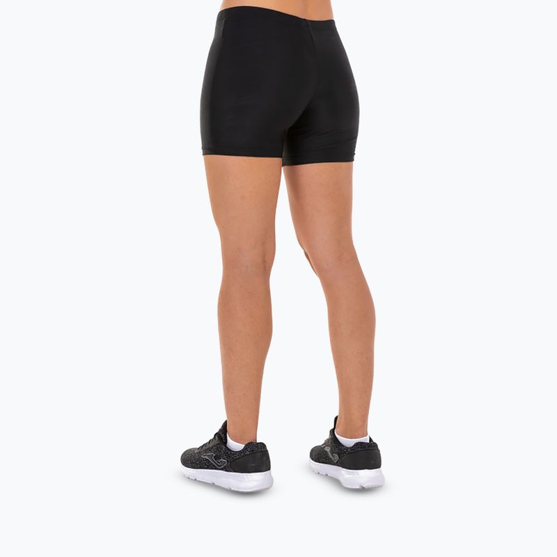 Női futó rövidnadrág Joma Lycra fekete 4