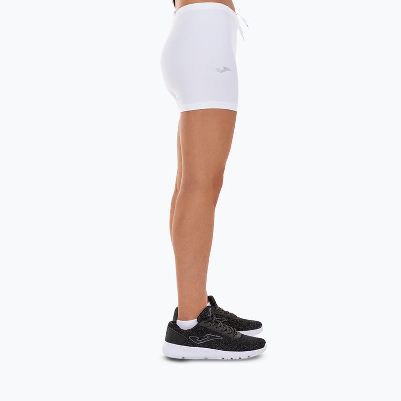 Női futó rövidnadrág Joma Lycra fehér 3