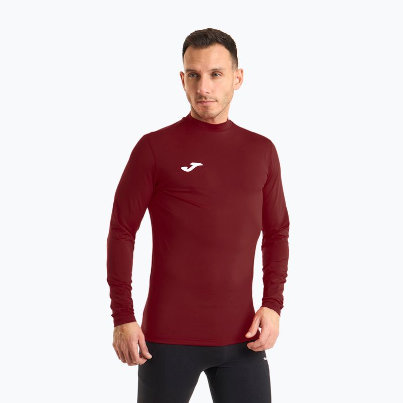 Joma Brama Academy burgundi színű termoaktív pulóver