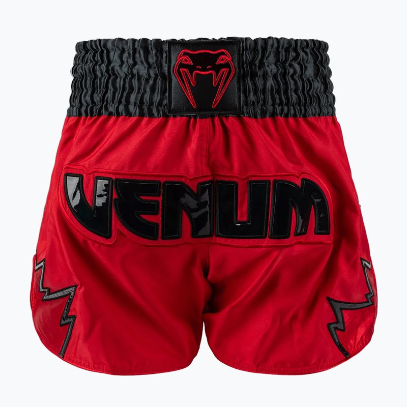 Férfi edzőshort Venum Inferno Muay Thai piros/szénszürke/fekete