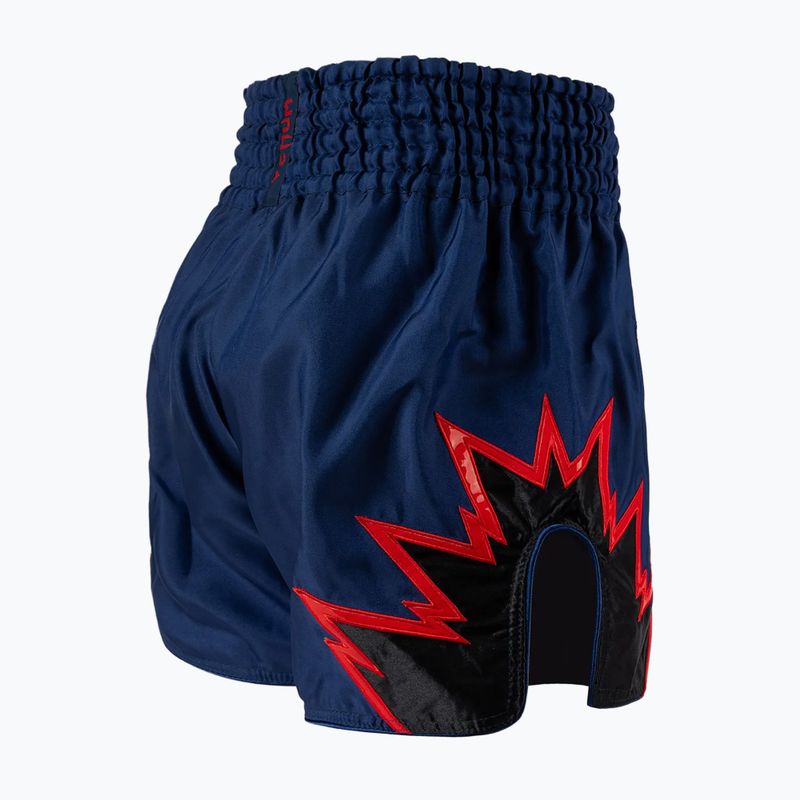 Férfi edzőshort Venum Inferno Muay Thai királykék/piros/fekete 4