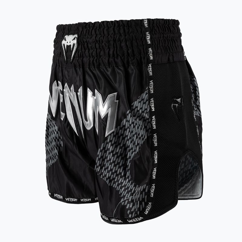 Férfi edzőshortok Venum Nexus Muay Thai black/silver 3