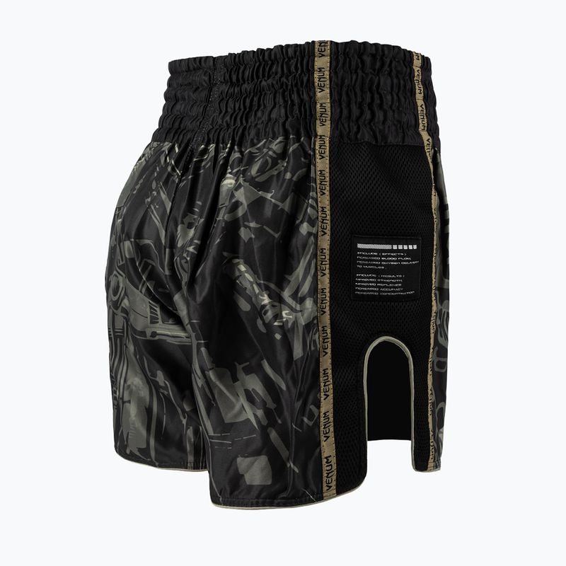 Férfi edző rövidnadrág Venum Nexus Invader Muay Thai black/sand 4