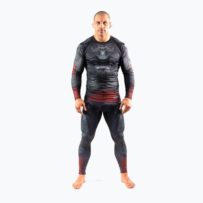 MMA leggings KSW Last Samurai fekete
