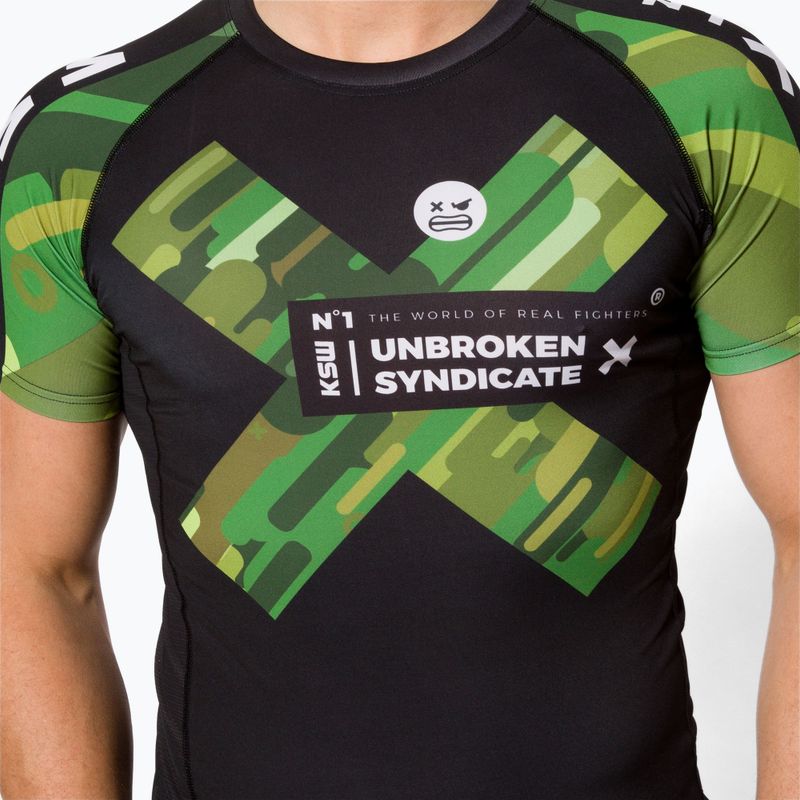 Férfi KSW Camo Rashguard fekete 4