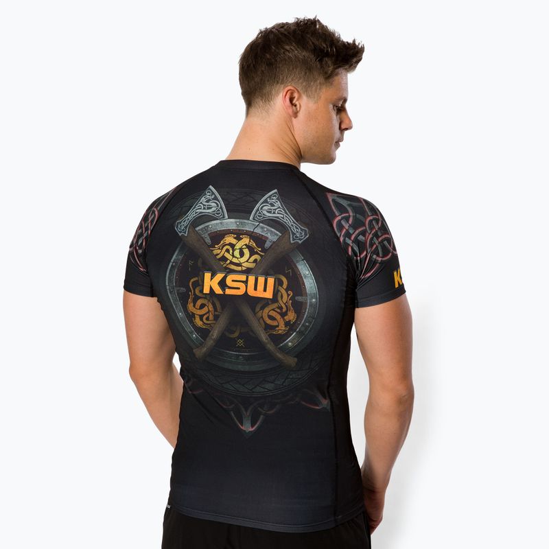 KSW Mad Viking férfi Rashguard fekete 3
