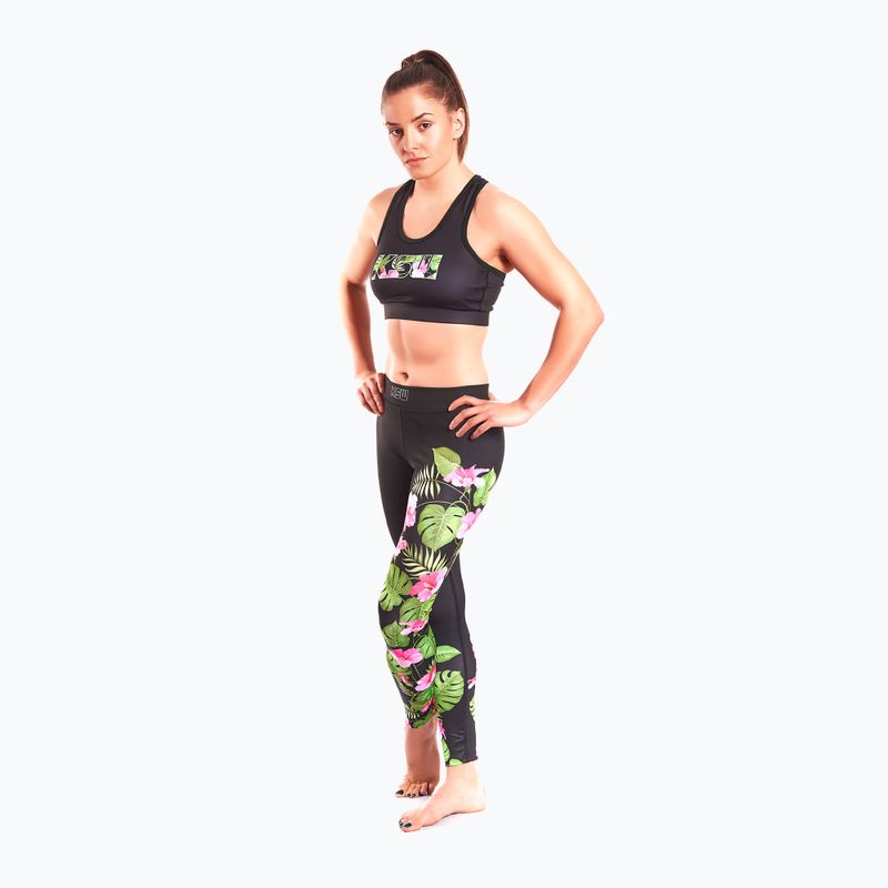 Női leggings KSW Jungle fekete