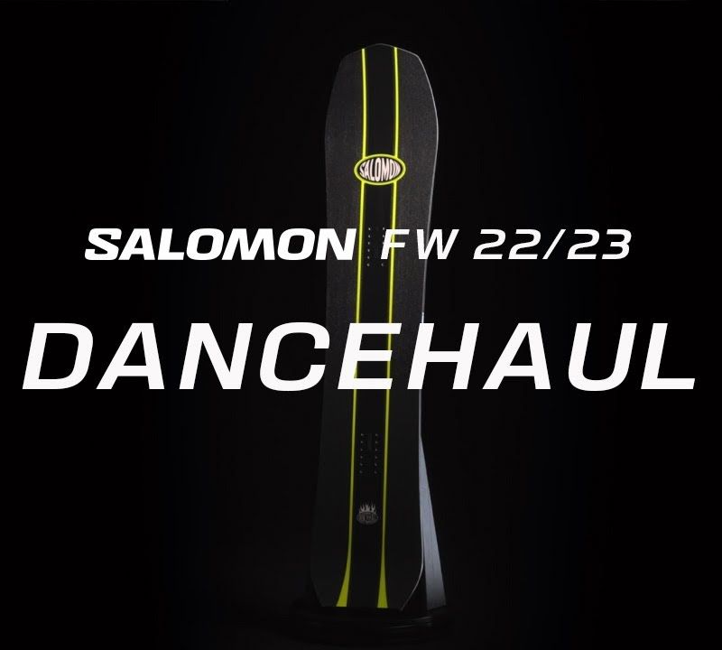 Snowboard Salomon Dancehaul fekete/sárga L47017800 13