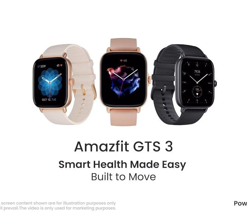 Amazfit GTS 3 sportóra rózsaszín W2035OV3N 10