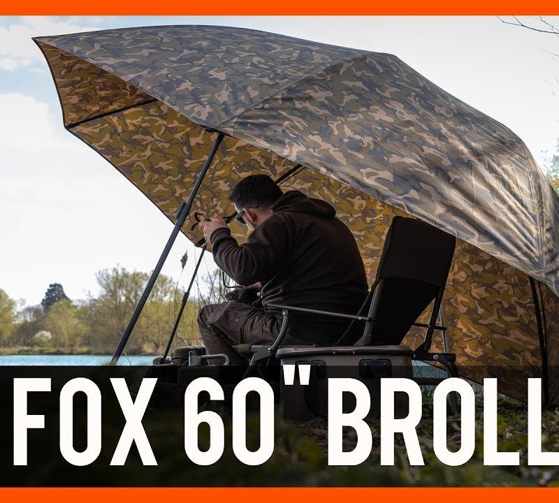 Fox 60  Camo Brolly ponty esernyő barna CUM268 4