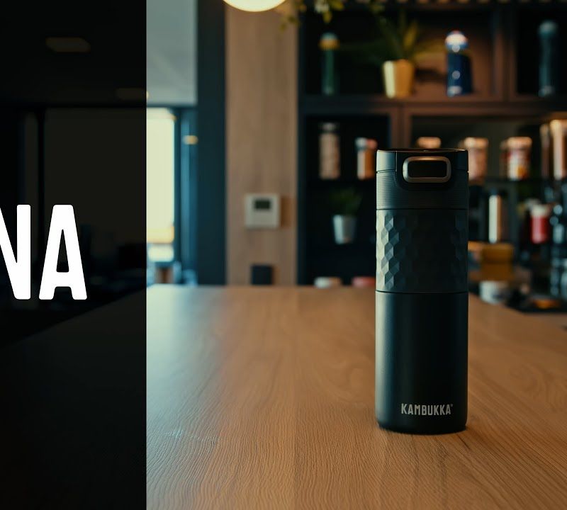 Thermo bögre Kambukka Etna Grip 500 ml black barely beige 12