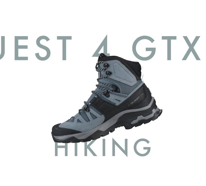 Női túrabakancs Salomon Quest 4 GTX mágnes/fekete/napsugár 20