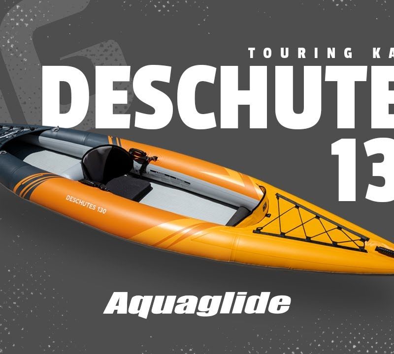 Aquaglide Deschutes 130 narancssárga 1 személyes felfújható kajak 584120126 10