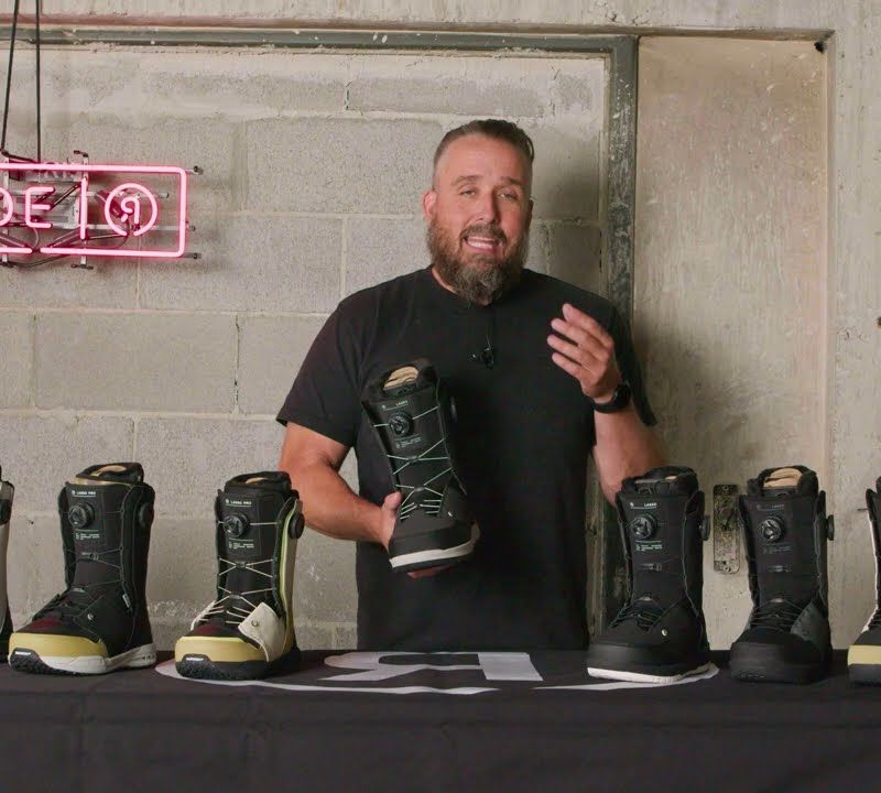 Férfi snowboard bakancs RIDE Lasso szürke 13