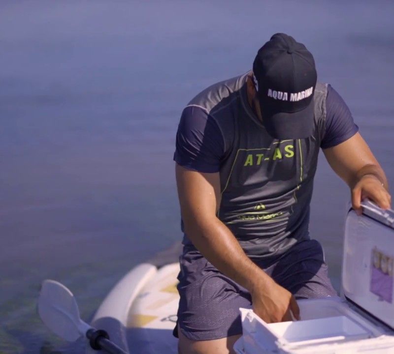 SUP Aqua Marina Drift - Horgászat iSUP, 3.3m/15cm bézs BT-20DRP 13