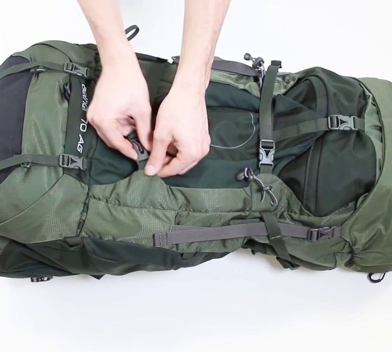 Férfi túra hátizsák Osprey Aether 55 zöld 10002955 8