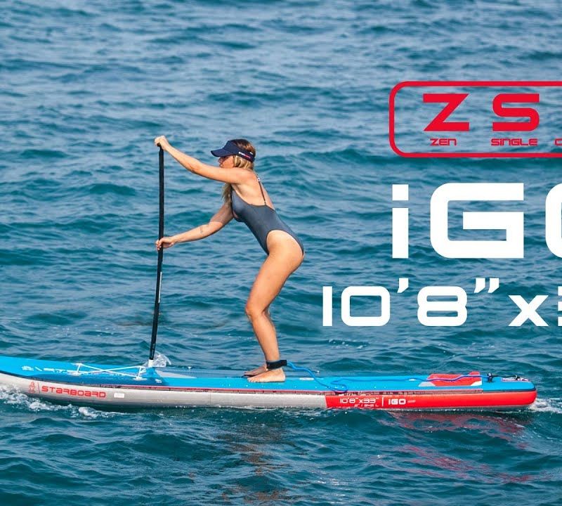 SUP STARBOARD iGO 10'8  deszka Zen SC kék 2020210401001 13