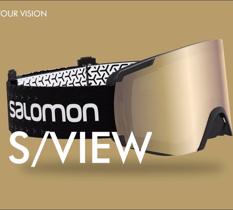 Salomon síszemüveg S/View fekete L41153100 7