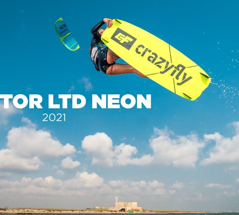 Kitesurf deszka CrazyFly Raptor LTD Neon zöld T002-0306 7