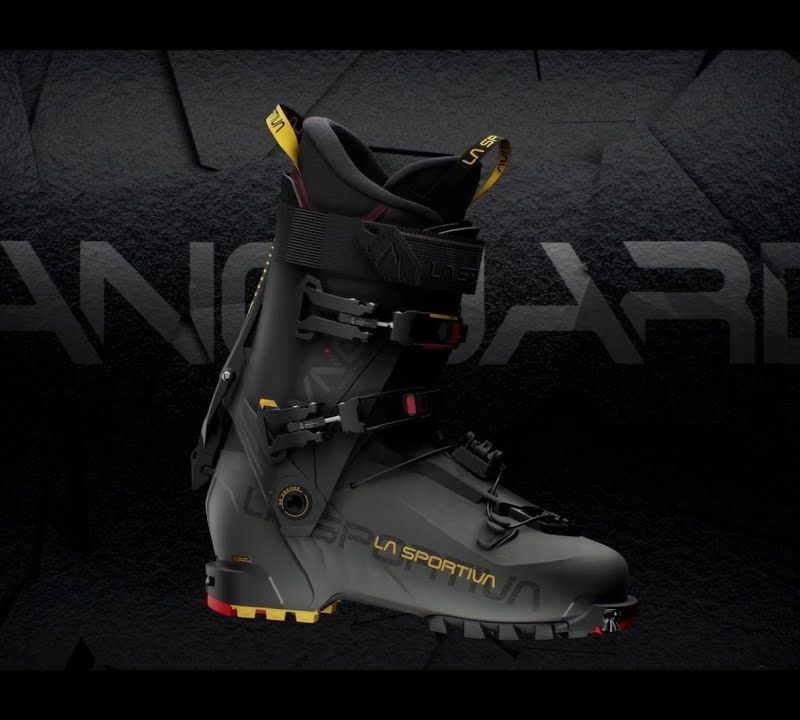 Férfi La Sportiva Vanguard szürke-sárga skit csizma 89D900100 19