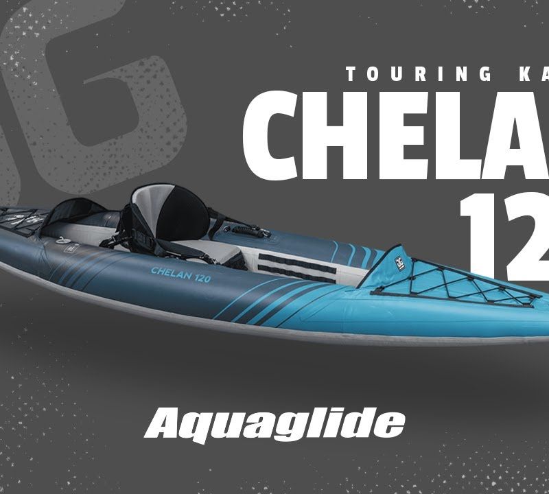 Aquaglide Chelan 120 kék 584121104 1 személyes, felfújható kajak 9