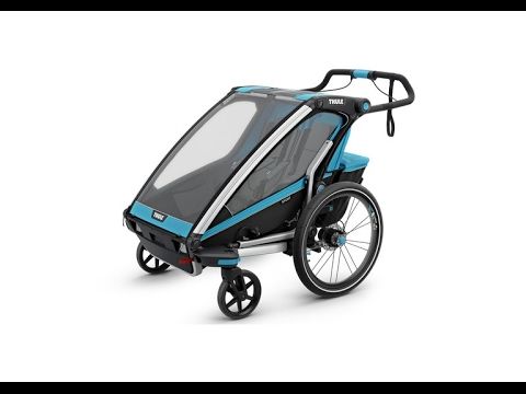 Thule Chariot Sport 2 személyes kerékpár utánfutó fekete 10201023 11