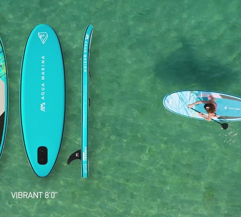 SUP Aqua Marina Vibrant - Ifjúsági iSUP, 2.44m/10cm kék BT-22VIP 18