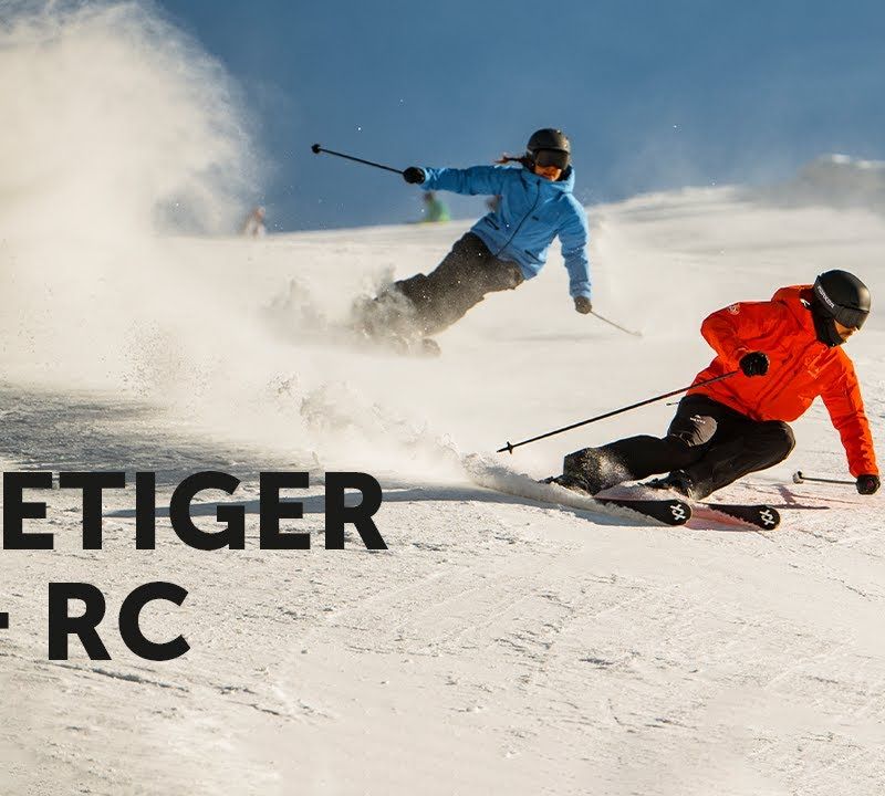 Völkl Racetiger RC Red + vMotion 10 GW piros/fekete lesiklás sílécek 17