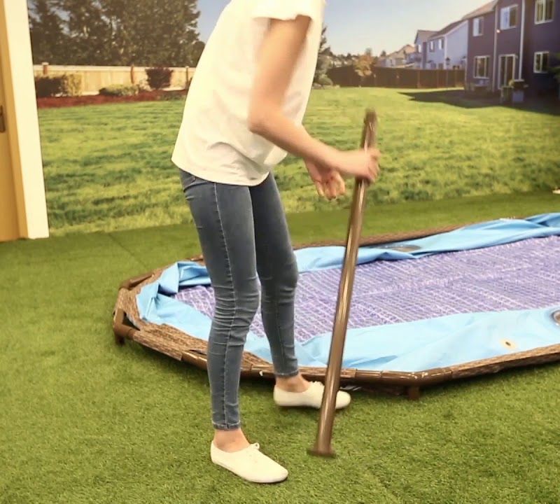 Bestway Power Steel szürke 5614A szabadon álló medence 4