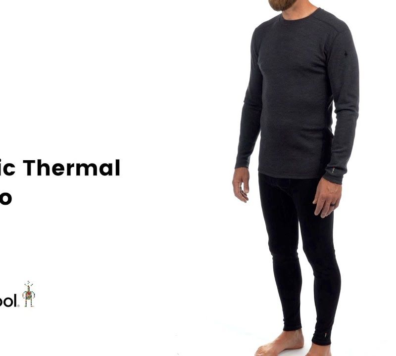 Férfi termoaktív pulóver Smartwool Merino 250 Baselayer Crew Boxed világosszürke melírozott 6
