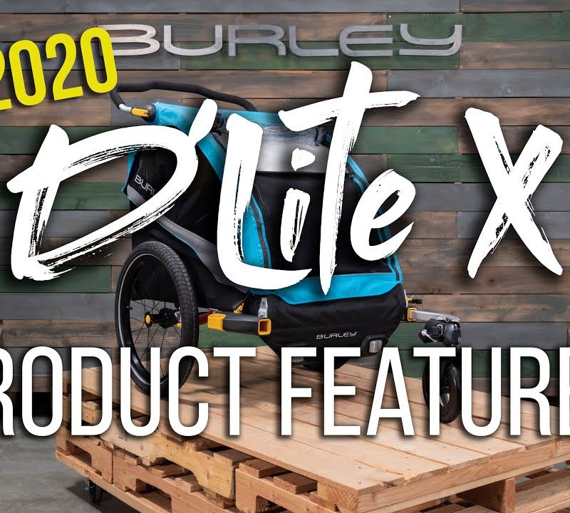 Burley D'Lite X Single kerékpár utánfutó kék BU-938102 15