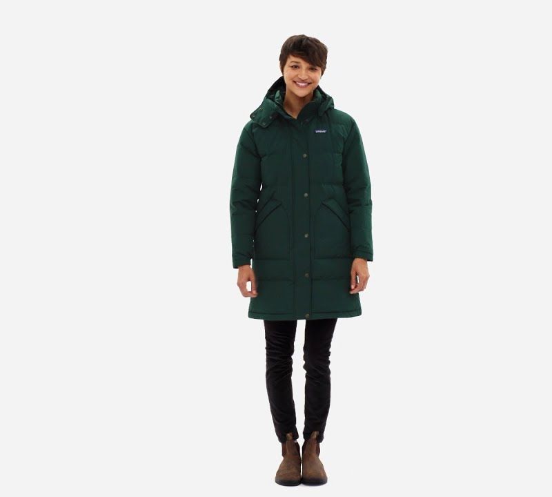 Női pehelykabát Patagonia Downdrift Parka nouveau green 11