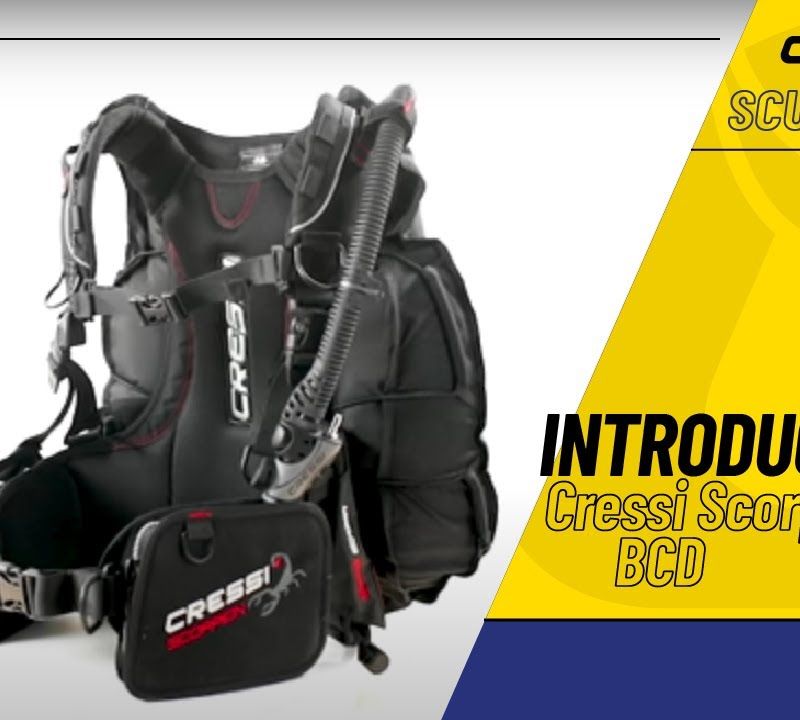 Cressi Scorpion búvármellény fekete IC770001 11