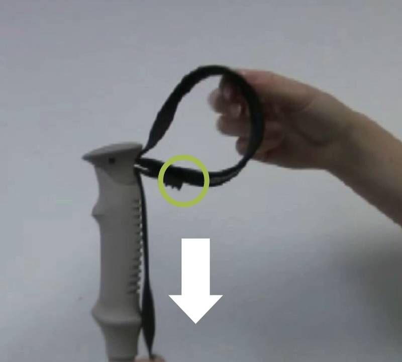 Komperdell Alpine Schnapsstock síbotok fekete/piros 9