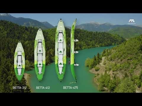 AquaMarina Recreational Kayak 1 személyes felfújható kajak 10'3″ BE-312 zöld 17