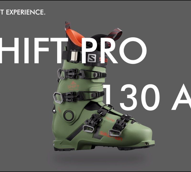 Férfi síbakancs Salomon Shift Pro 100 AT zöld L47000800 12
