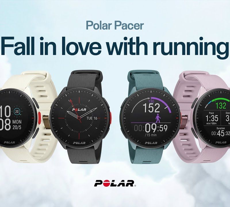 Polar Pacer fekete PACER BLK karóra 7