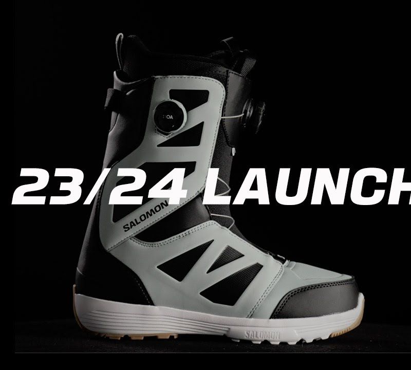 Férfi Salomon Launch Boa SJ Boa fekete/fekete/fehér snowboard cipő 12