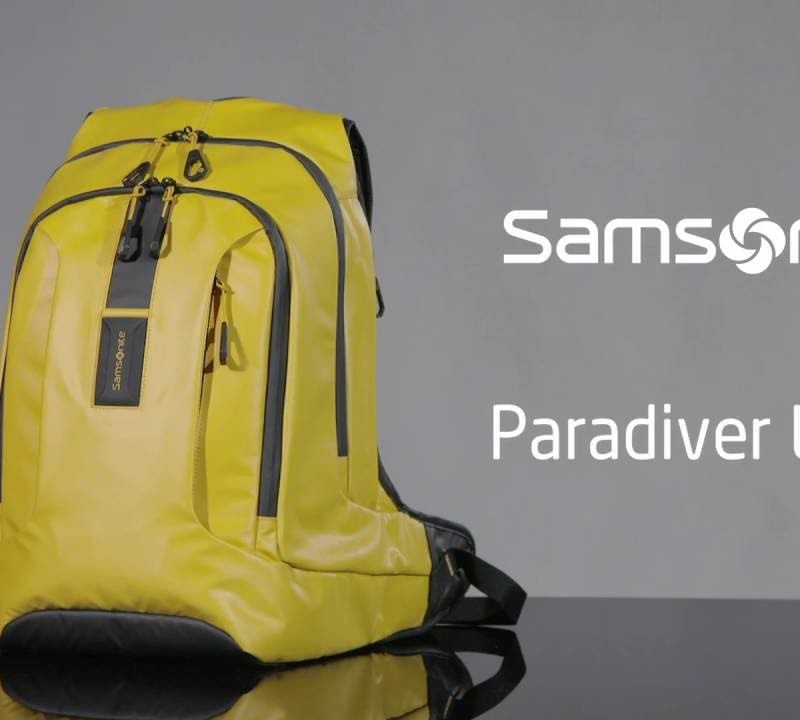 Utazótáska Samsonite Paradiver Light 51 l yellow 7