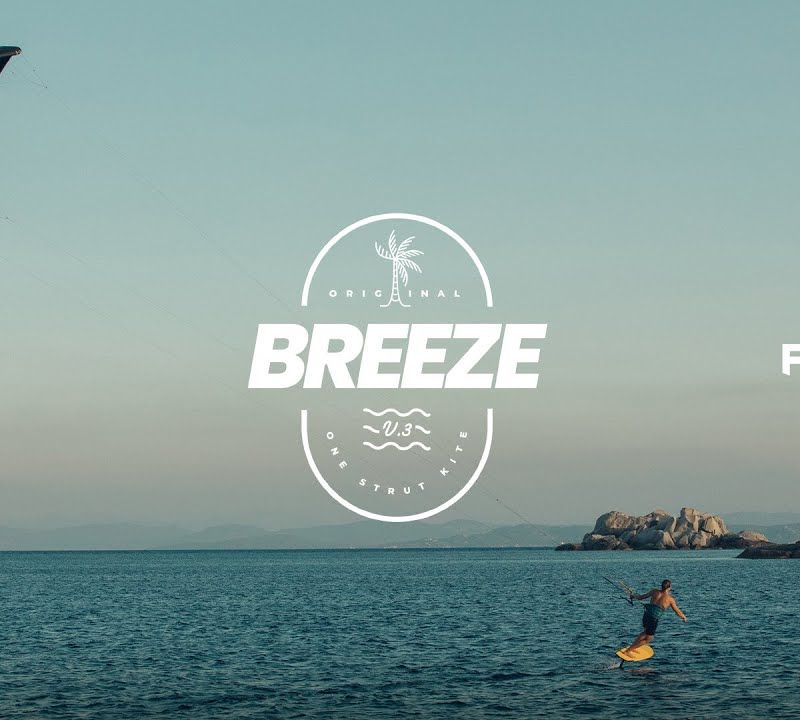F-ONE Breeze V3 kite kitesurfing narancssárga 77201-0201-A 3