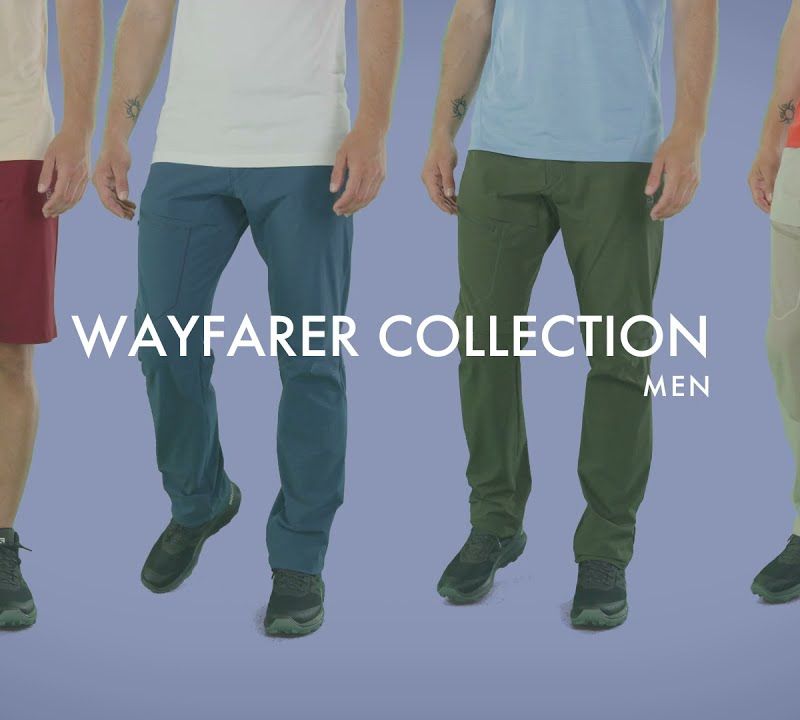 Férfi trekking nadrág Salomon Wayfarer Zip Off zöld LC1741100 10