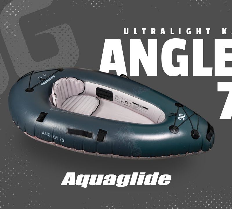 Aquaglide Backwoods Angler 75 szürke 584121108 1 személyes, felfújható kajak 9