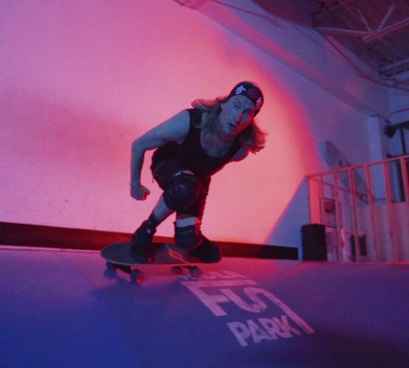Surfskate gördeszka CUTBACK kék Wave kék 11