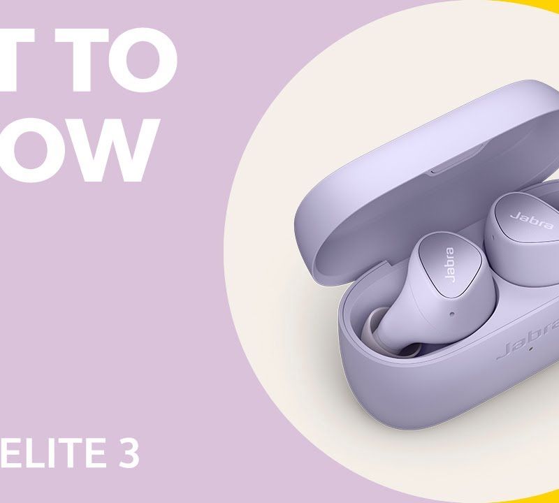 Jabra Elite 3 vezeték nélküli fejhallgató lila 100-91410002-60 9