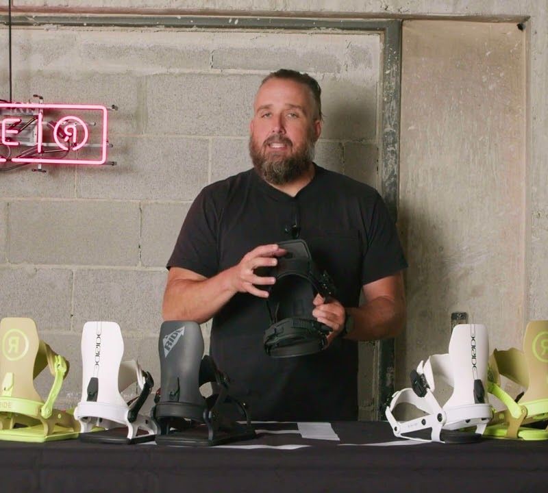 Férfi snowboard kötés RIDE A-6 fekete 6