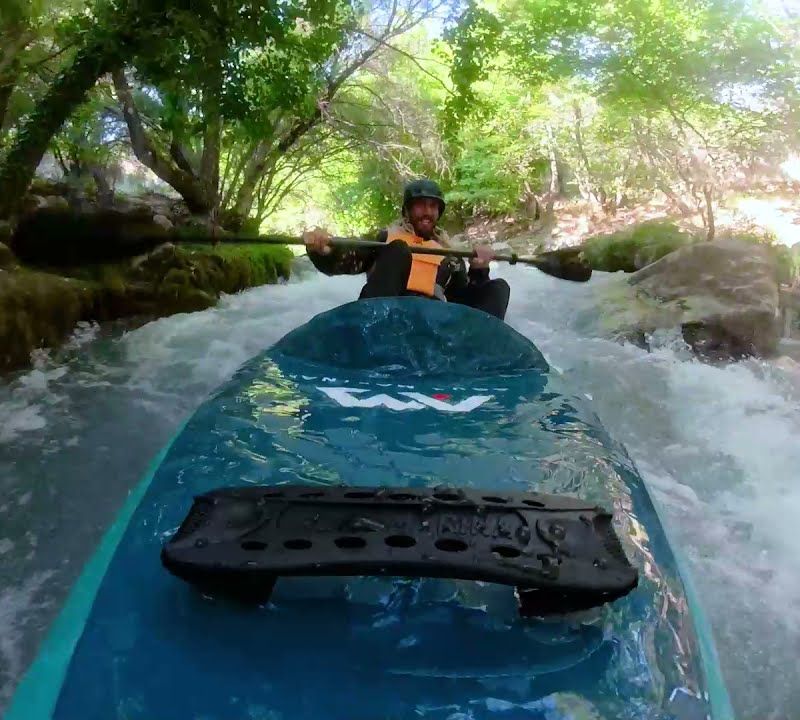 Felfújható 1 személyes kajak 10'3  AquaMarina Versatile/Whitewater kajak kék Steam-312 24
